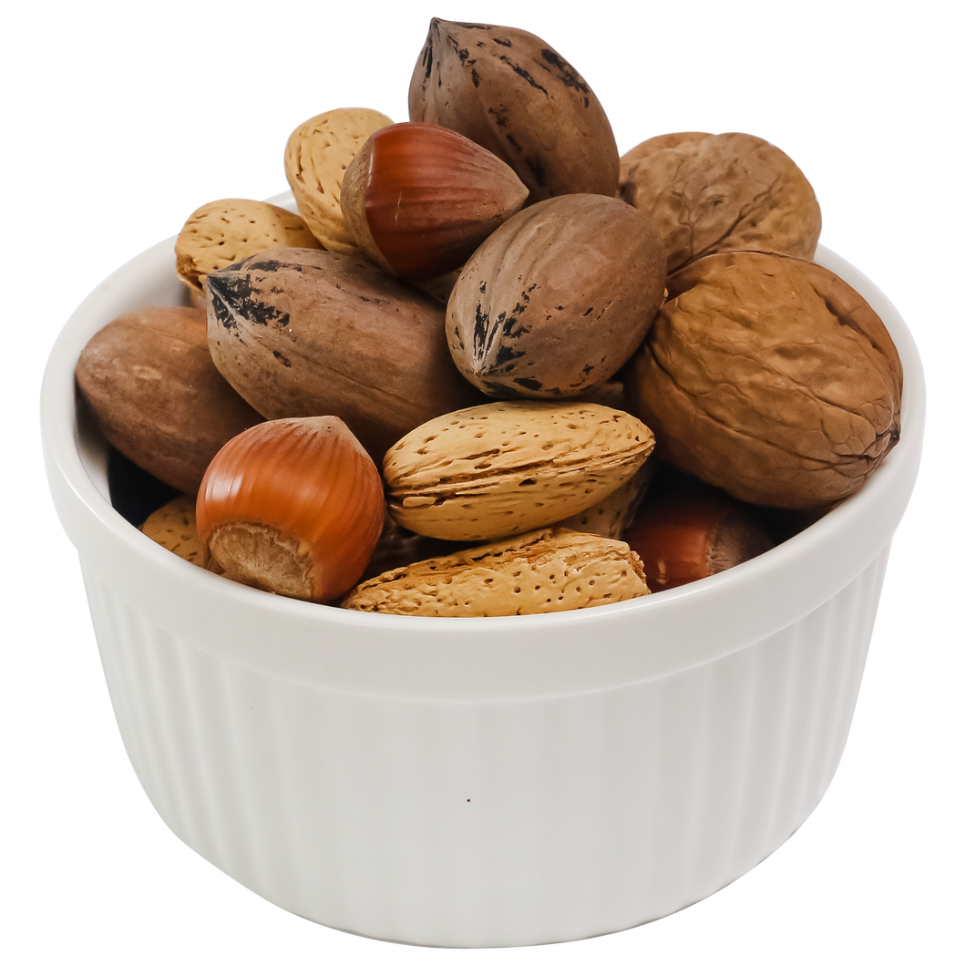 Raw Mixed Nuts in Shell